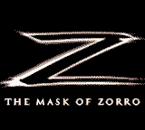 Mask of Zorro, The (Europe) Title Screen
